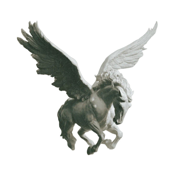 Flying Pegasus Gallop Vinyl Car Decal Sticker – Waterproof & UV-Resistant 3.4133333333333336"