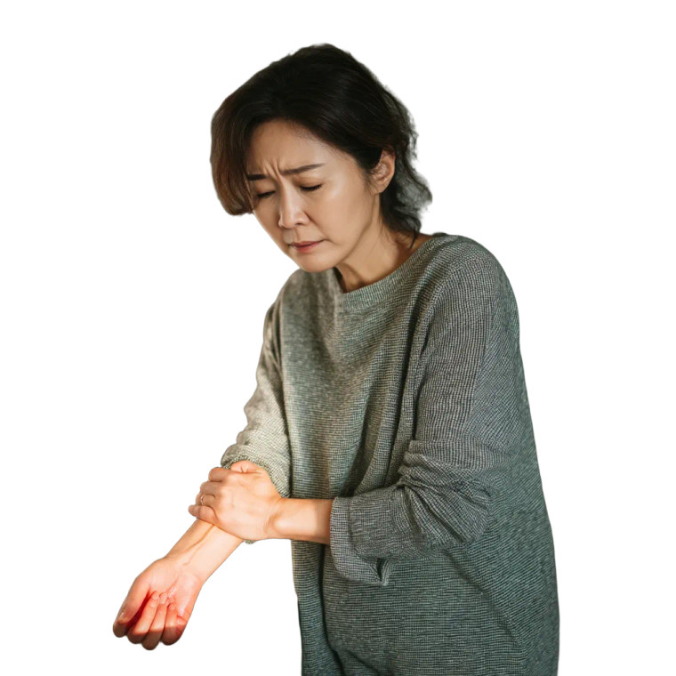 Pained Korean Woman Vinyl Car Decal Sticker – Waterproof & UV-Resistant 3.4133333333333336"