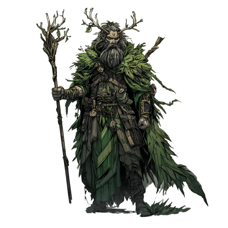 Druid Vinyl Car Decal Sticker – Waterproof & UV-Resistant 3.4133333333333336"