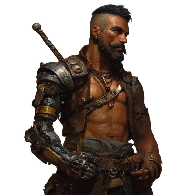 Steampunk Elf Warrior Vinyl Car Decal Sticker – Waterproof & UV-Resistant 3.4133333333333336"