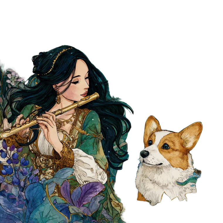Magical Musician Vinyl Car Decal Sticker – Waterproof & UV-Resistant 3.4133333333333336"