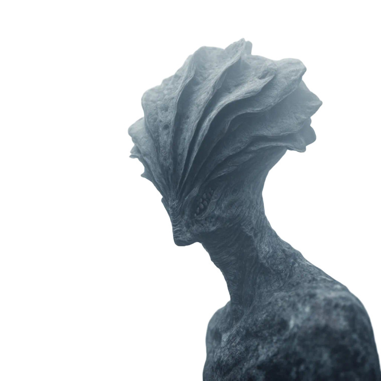 Fungal Faceless Man Vinyl Car Decal Sticker – Waterproof & UV-Resistant 3.4133333333333336"