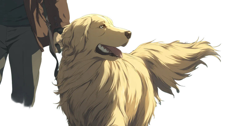 Golden Retriever Close-Up V3 Vinyl Car Decal Sticker – Waterproof & UV-Resistant 5.4