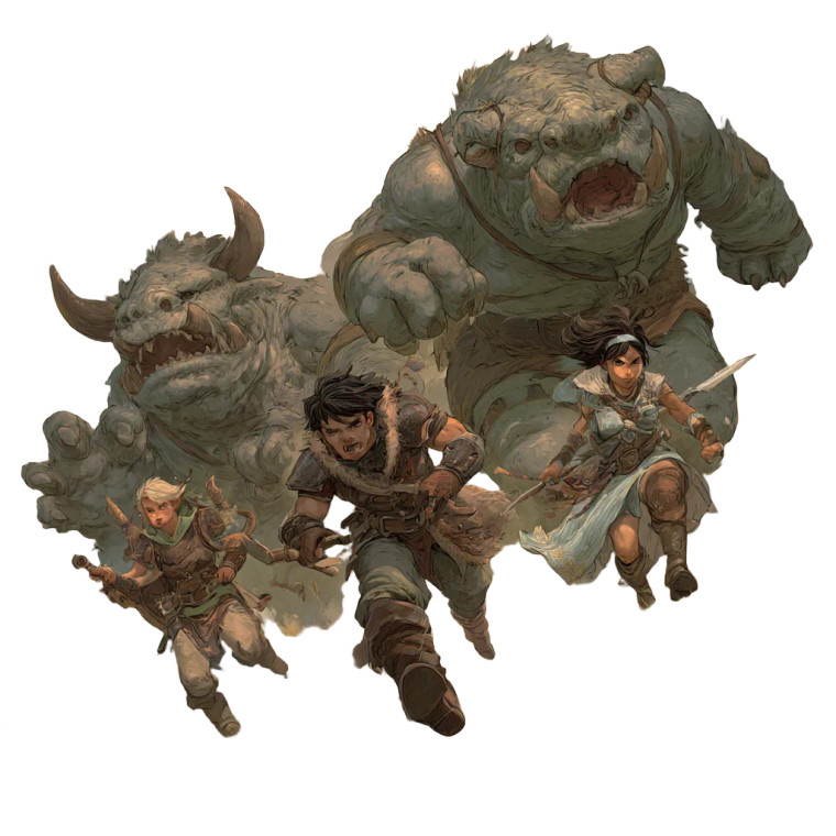 D&D Adventuring Party V2 Vinyl Car Decal Sticker – Waterproof & UV-Resistant 3.4133333333333336"