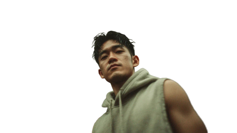 Cinematic Asian Man Vinyl Car Decal Sticker – Waterproof & UV-Resistant 2.72"