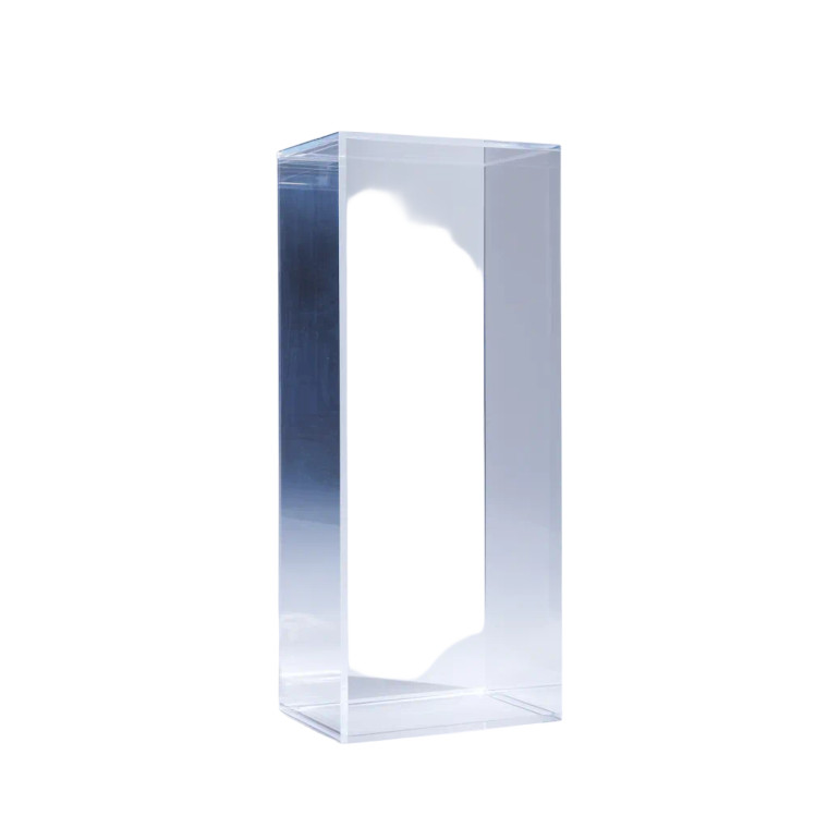 Transparent Cube Lectern Vinyl Car Decal Sticker – Waterproof & UV-Resistant 3.4133333333333336"