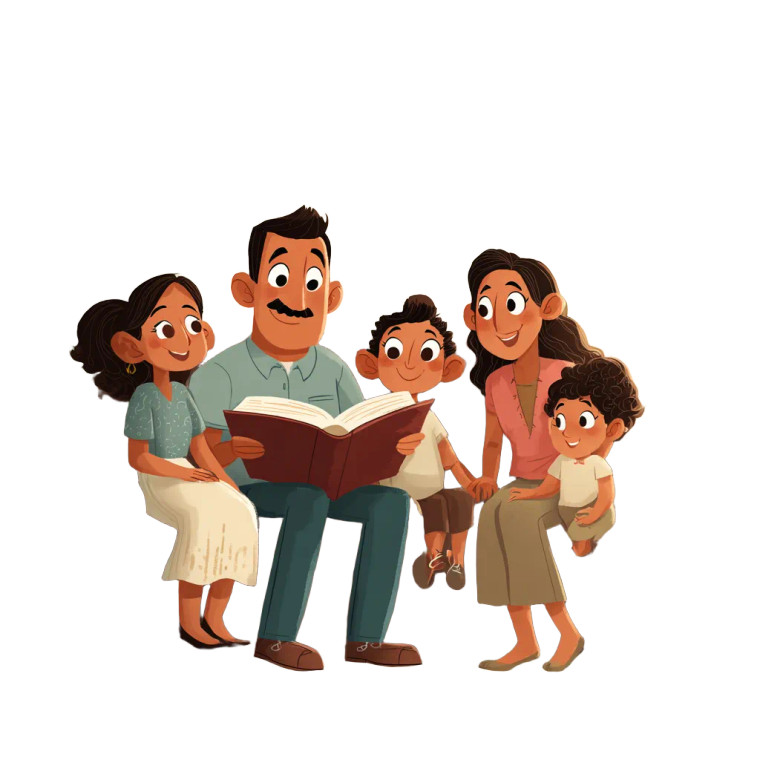 Latino Mormon Family Vinyl Car Decal Sticker – Waterproof & UV-Resistant 3.4133333333333336"