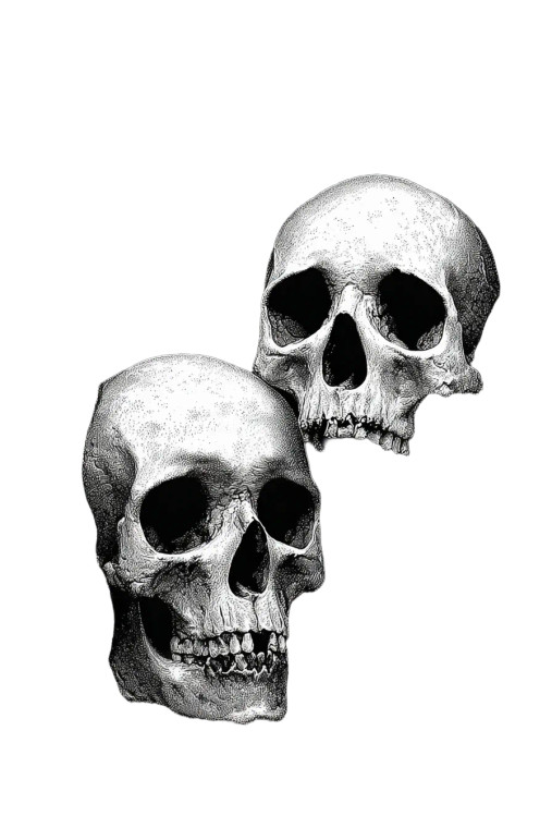 Surreal Afrofuturist Heads Vinyl Car Decal Sticker – Waterproof & UV-Resistant 8.96"