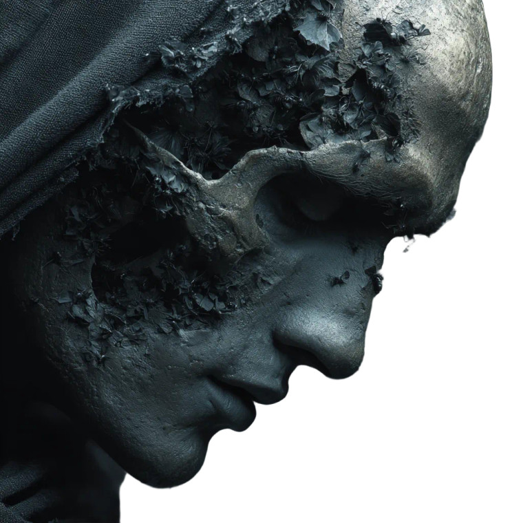 Decomposing Humanoid Vinyl Car Decal Sticker – Waterproof & UV-Resistant 6.826666666666667"