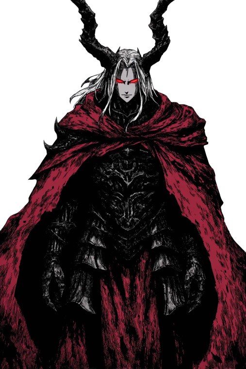 Demon Lord Design Vinyl Car Decal Sticker – Waterproof & UV-Resistant 4.4