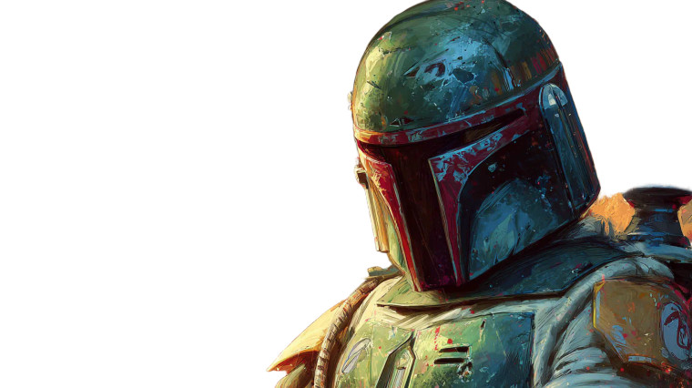 Boba Fett Comic Vinyl Car Decal Sticker – Waterproof & UV-Resistant 2.72"
