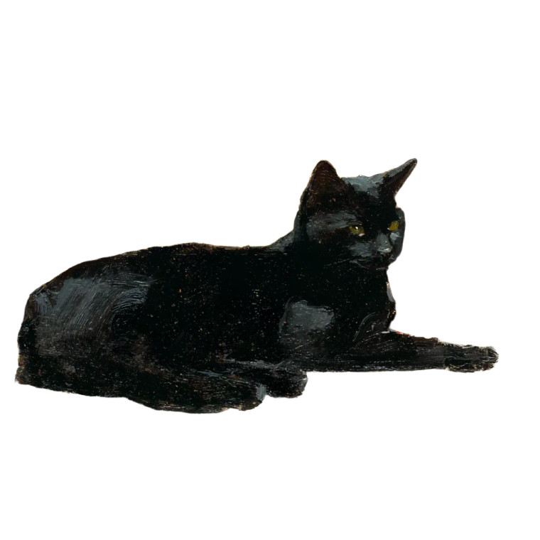 Black Cat V32 Vinyl Car Decal Sticker – Waterproof & UV-Resistant 6.826666666666667"