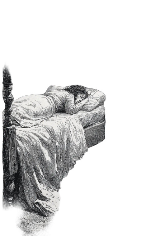 Gothic Sleep Paralysis Vinyl Car Decal Sticker – Waterproof & UV-Resistant 4.746666666666667"