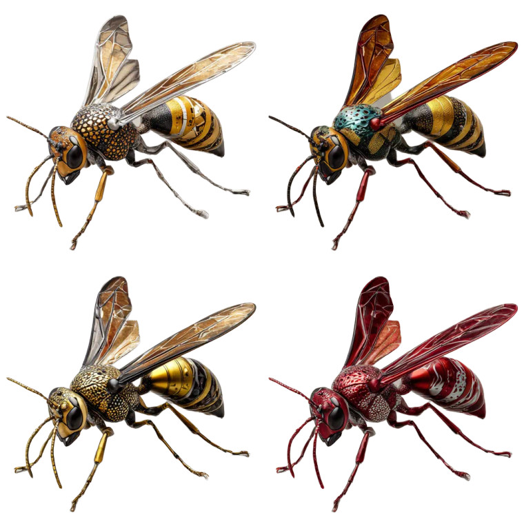 Cicada Killer Wasp Vinyl Car Decal Sticker – Waterproof & UV-Resistant 6.826666666666667"