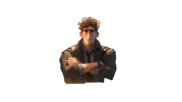 Stern Office Worker Vinyl Car Decal Sticker – Waterproof & UV-Resistant 5.4