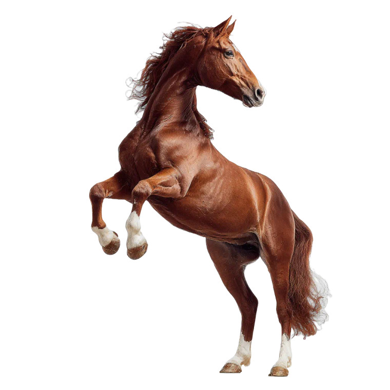 Majestic Horse Pose Vinyl Car Decal Sticker – Waterproof & UV-Resistant 6.826666666666667"