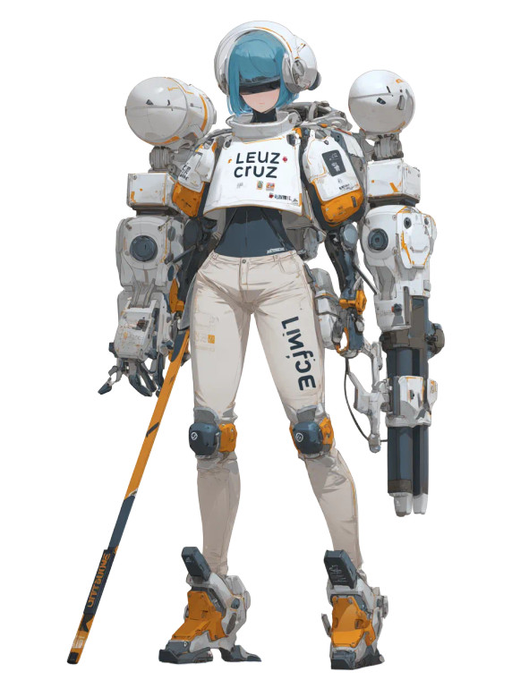 Anime Mech Girl V3 Vinyl Car Decal Sticker – Waterproof & UV-Resistant 8.213333333333333"