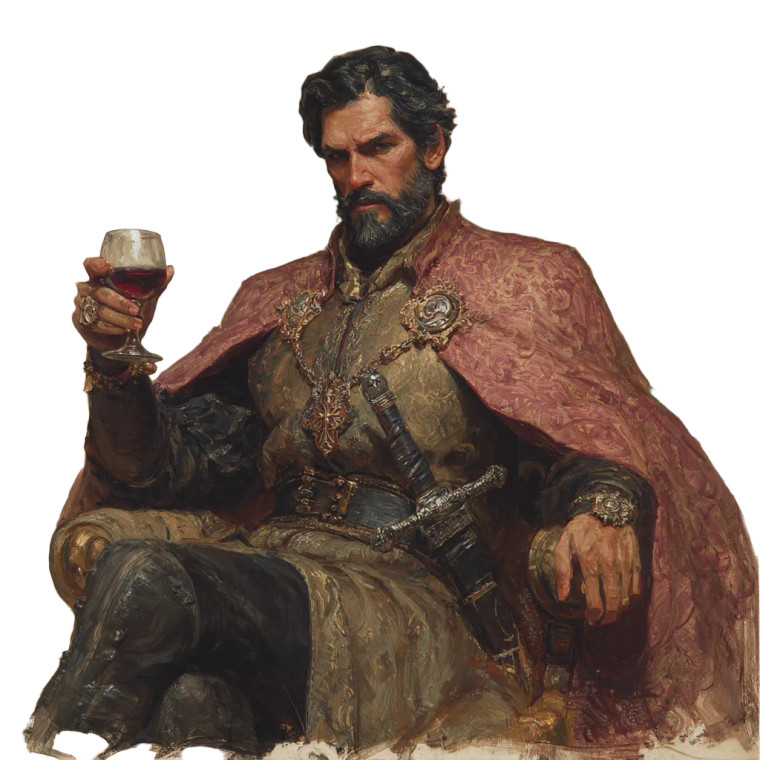Aristocratic Nobleman Vinyl Car Decal Sticker – Waterproof & UV-Resistant 3.4133333333333336"