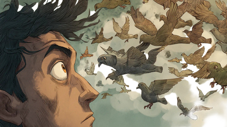 Pigeon Vision Vinyl Car Decal Sticker – Waterproof & UV-Resistant 2.72"