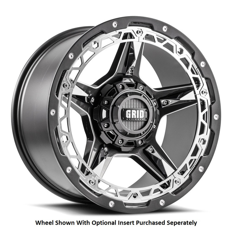 Enhance Your Ride with Grid Wheels GD04 | 20x9 Gloss Graphite Aluminum Wheel | 8x165.1mm Bolt Pattern