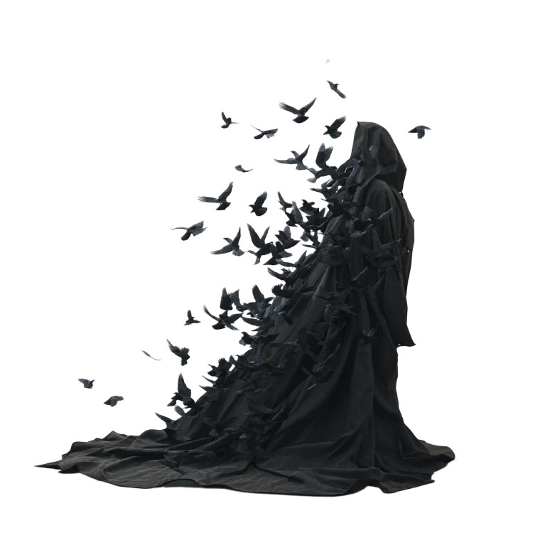 Cloak To Ravens Vinyl Car Decal Sticker – Waterproof & UV-Resistant 6.826666666666667"