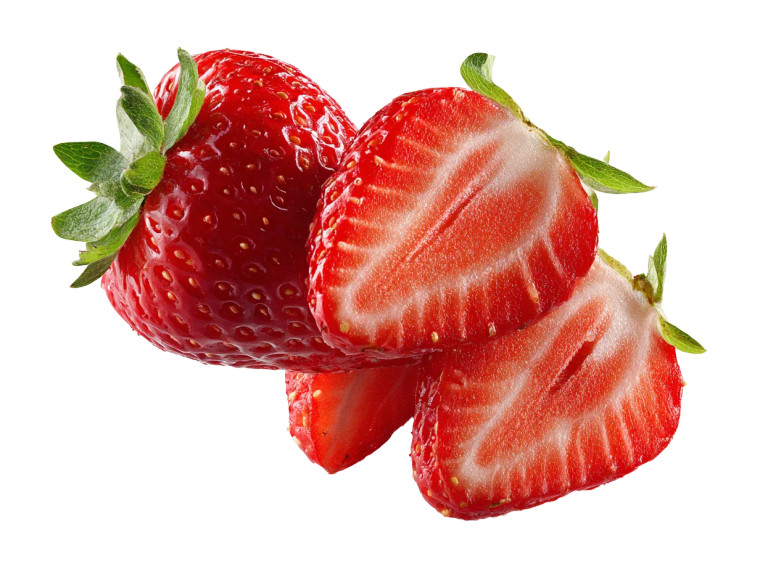 Sliced Strawberry Falling V2 Vinyl Car Decal Sticker – Waterproof & UV-Resistant 6.1866666666666665"