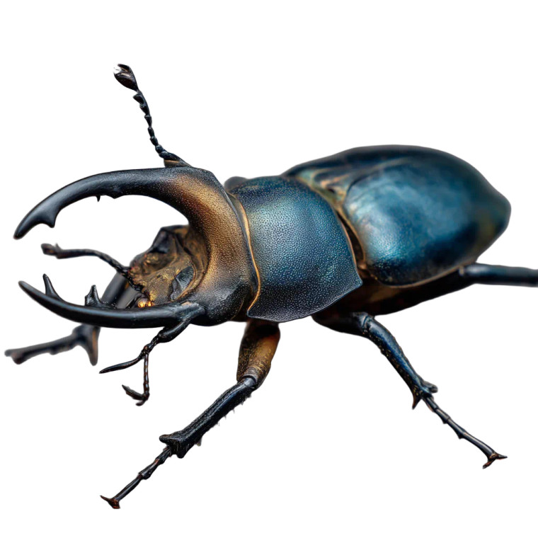 Giant Stag Beetle V2 Vinyl Car Decal Sticker – Waterproof & UV-Resistant 3.4133333333333336"