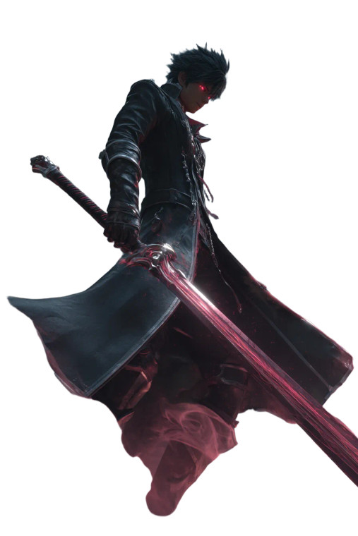 Dark Gothic Hero Vinyl Car Decal Sticker – Waterproof & UV-Resistant 8.96"