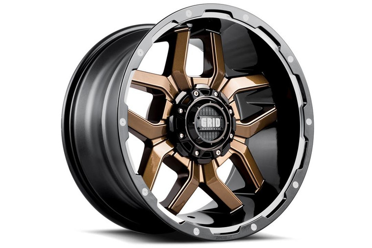 Upgrade Your Ride with Grid Wheels 17x9 | Gloss Bronze With Black Lip