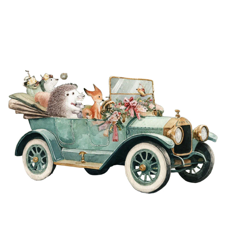 Whimsical Woodland Car Vinyl Car Decal Sticker – Waterproof & UV-Resistant 6.826666666666667"