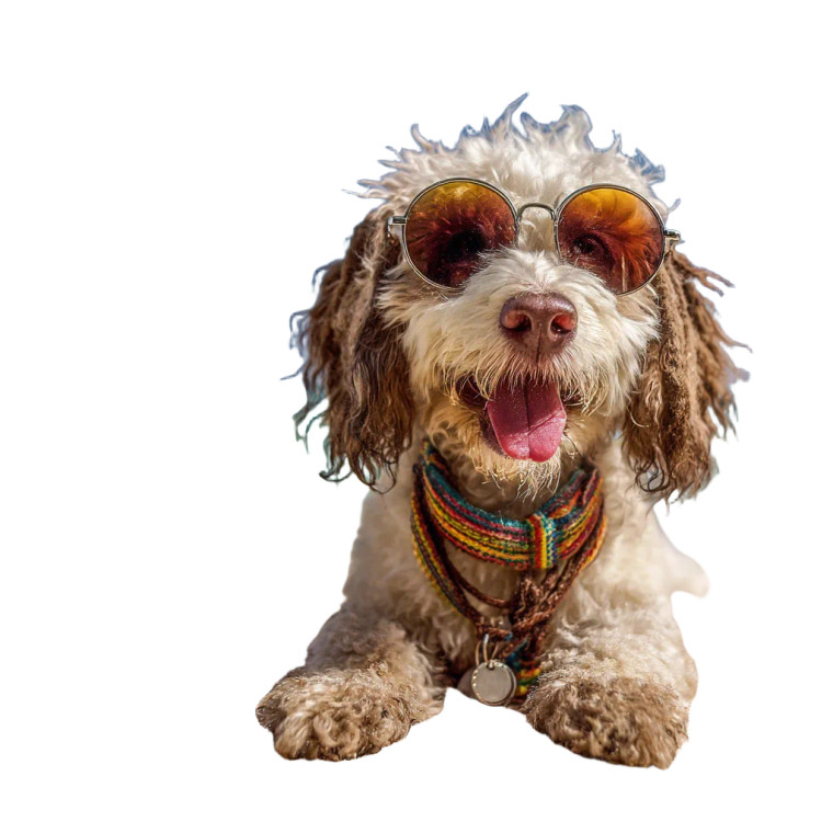 Reggae Puppy Vinyl Car Decal Sticker – Waterproof & UV-Resistant 3.4133333333333336"