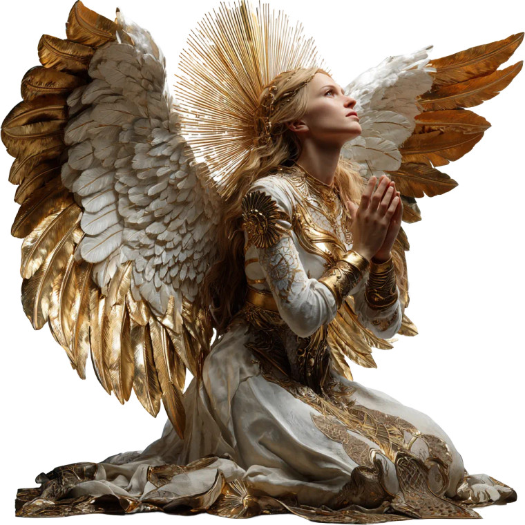 Celestial Angel V24 Vinyl Car Decal Sticker – Waterproof & UV-Resistant 6.826666666666667"