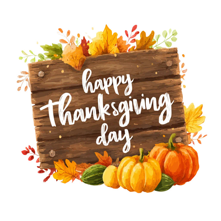 Thanksgiving Wooden Sign Vinyl Car Decal Sticker – Waterproof & UV-Resistant 3.4133333333333336"