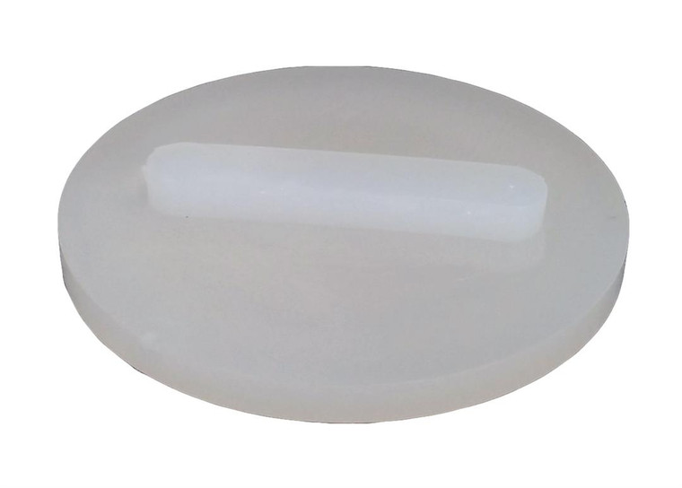 Icon USA Made White Fresh Water Tank Fill Plug | Spin Weld Patch | 1.9 Inch