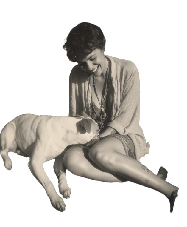Dog Licks Woman Vinyl Car Decal Sticker – Waterproof & UV-Resistant 8.0"