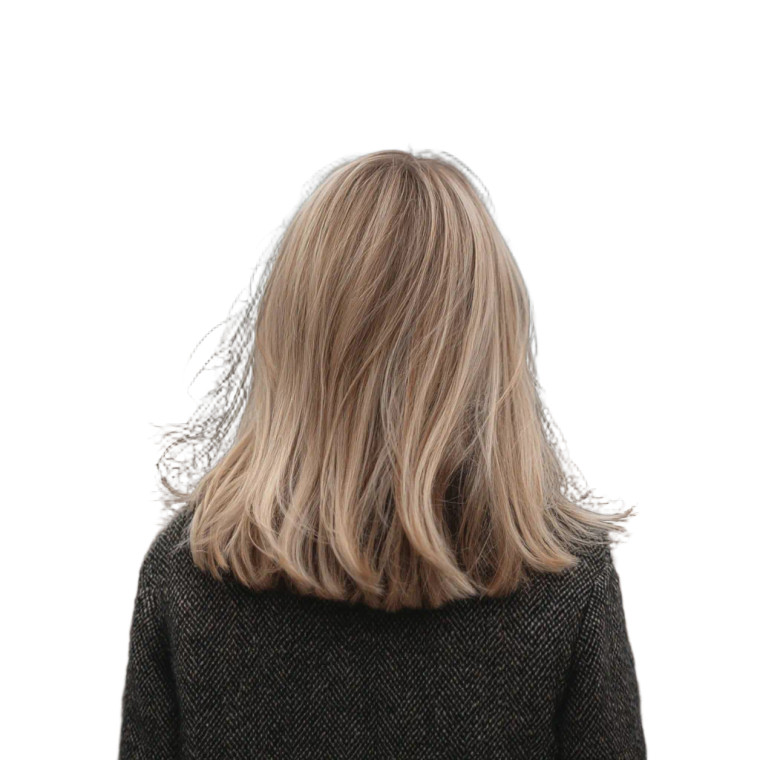 Blonde Girl Back Vinyl Car Decal Sticker – Waterproof & UV-Resistant 3.4133333333333336"