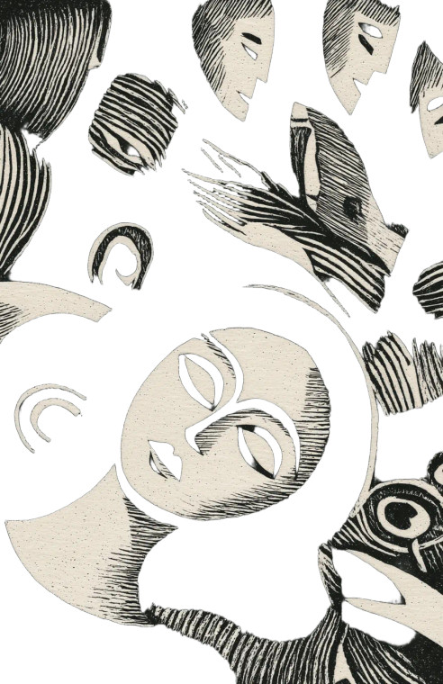 Abstract Peacock Woman Vinyl Car Decal Sticker – Waterproof & UV-Resistant 4.533333333333333"