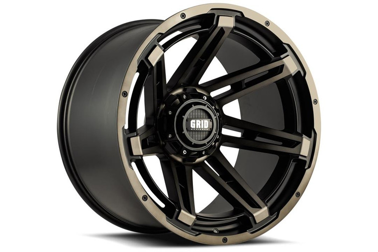 Upgrade your ride with Grid GD12 20x9 Wheel | Matte Black finish, 1 Piece Aluminum Construction