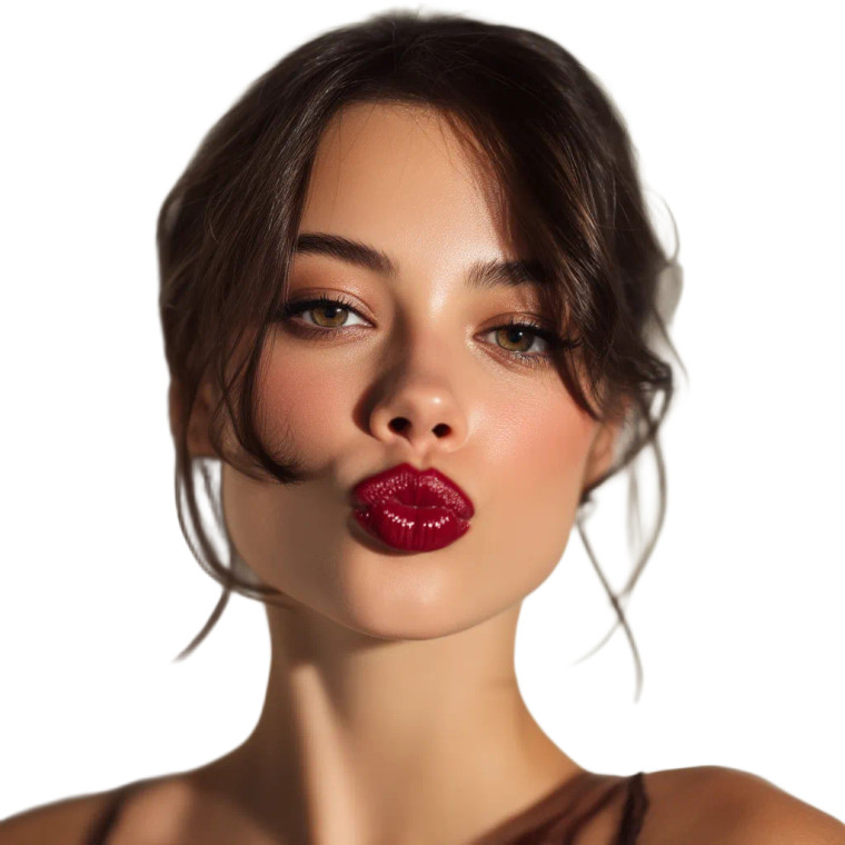 Glamorous Model Portrait Vinyl Car Decal Sticker – Waterproof & UV-Resistant 6.826666666666667"