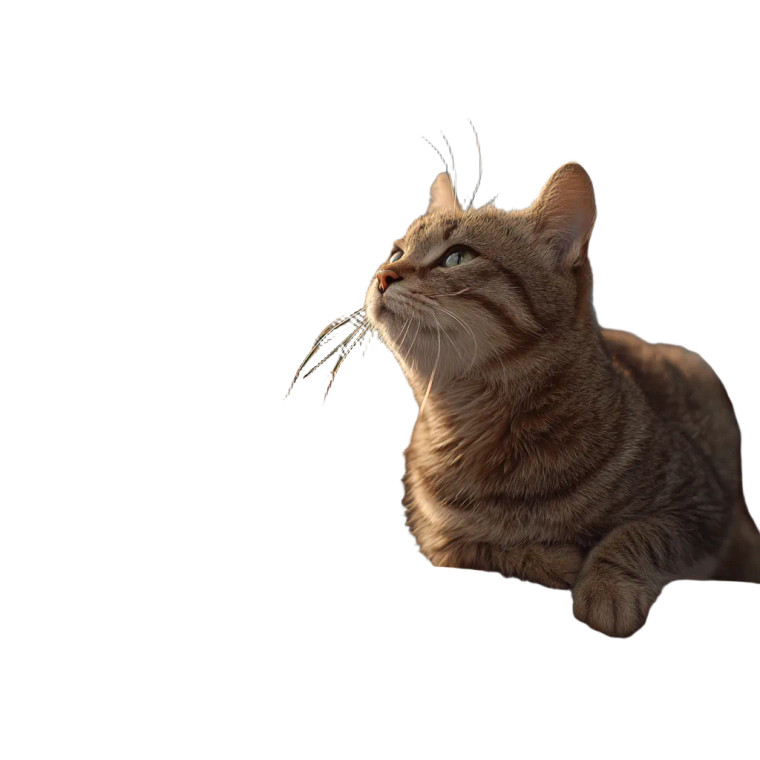 Fishing Cat V4 Vinyl Car Decal Sticker – Waterproof & UV-Resistant 3.4133333333333336"