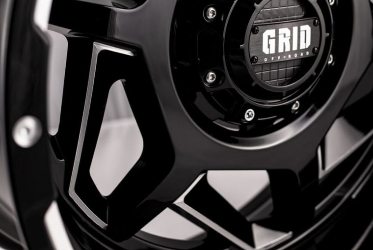 Gloss Black Grid Wheels 20x10 -25mm Offset | Cast Aluminum | TPMS Compatible