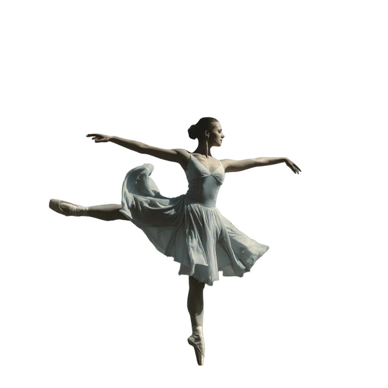 Ballet Dancer Collage Vinyl Car Decal Sticker – Waterproof & UV-Resistant 3.4133333333333336"