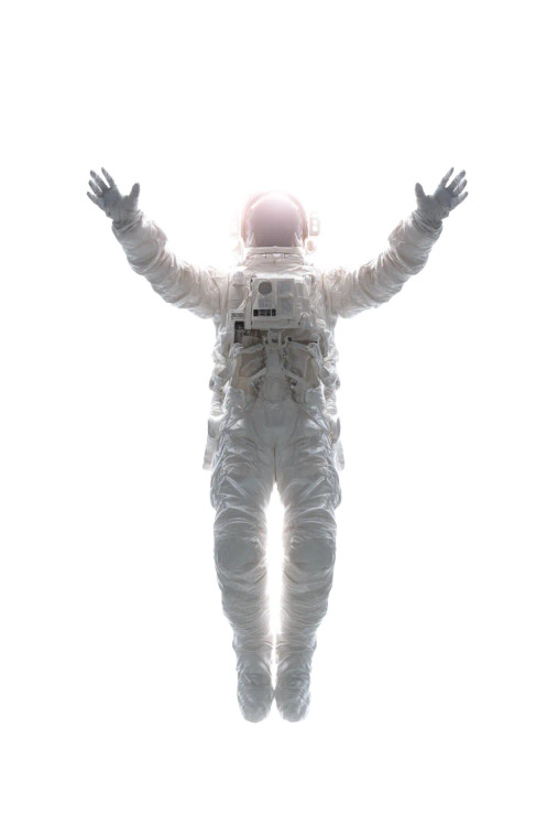 Holy Light Astronaut Vinyl Car Decal Sticker – Waterproof & UV-Resistant 8.96"