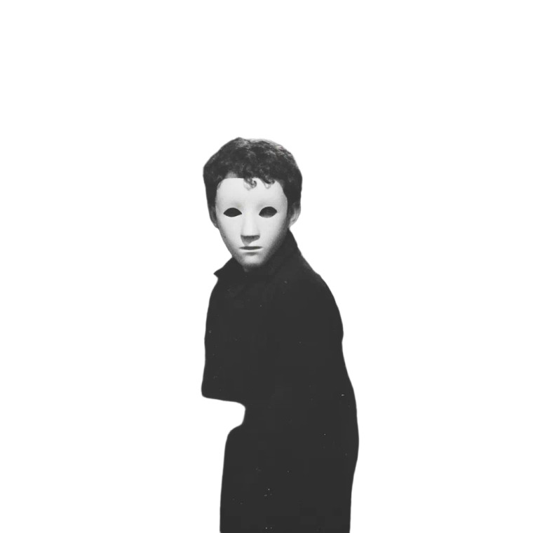 Spooky Masked Child Vinyl Car Decal Sticker – Waterproof & UV-Resistant 6.826666666666667"