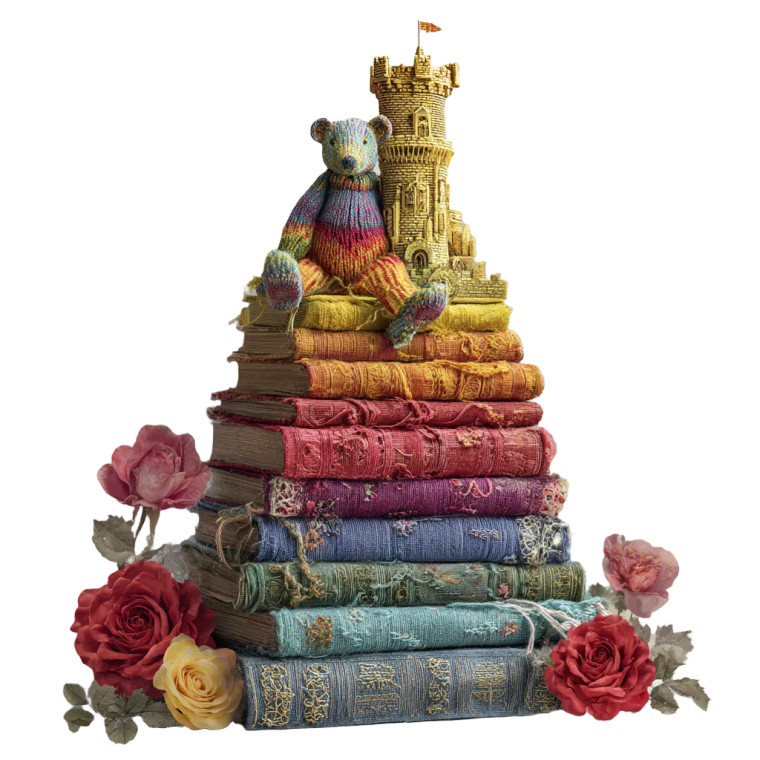 Fairytale Book Castle Vinyl Car Decal Sticker – Waterproof & UV-Resistant 3.4133333333333336"