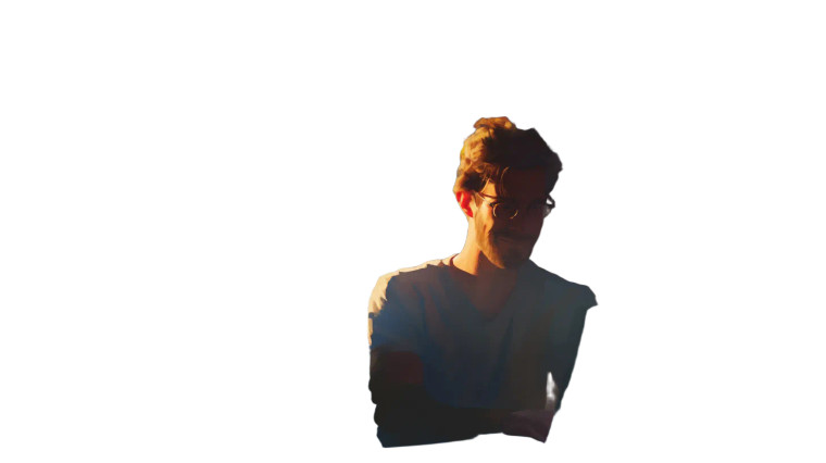 Focused Man Working V2 Vinyl Car Decal Sticker – Waterproof & UV-Resistant 2.72"