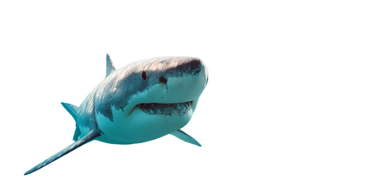 Majestic Great White V8 Vinyl Car Decal Sticker – Waterproof & UV-Resistant 5.12"