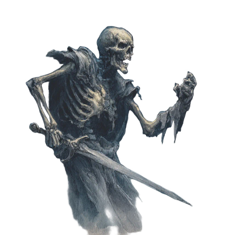 Angry Skeleton Warrior Vinyl Car Decal Sticker – Waterproof & UV-Resistant 3.4133333333333336"