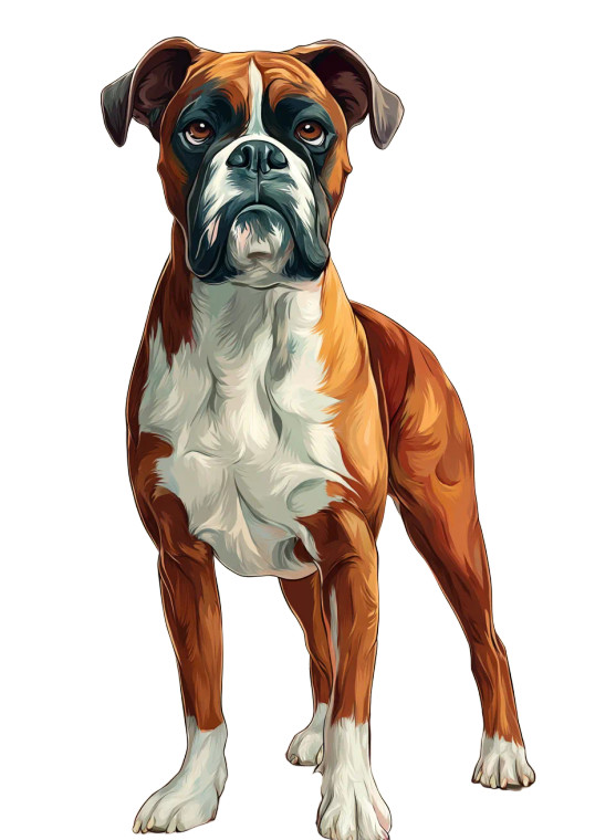 Brindle Boxer Dog Vinyl Car Decal Sticker – Waterproof & UV-Resistant 4.373333333333333"