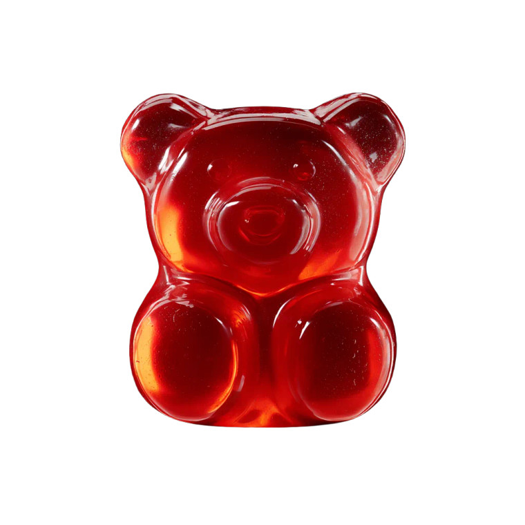 Gummy Bear Face Vinyl Car Decal Sticker – Waterproof & UV-Resistant 3.4133333333333336"